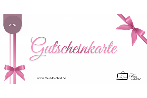 Gutscheinkarte 100 €