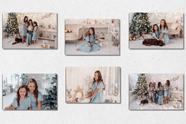 Fotodruck auf Kapa-Platten Set 6 Stück 15x10 cm