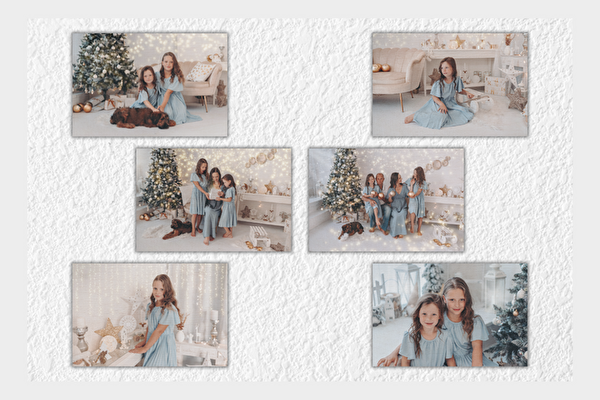 Fotodruck auf Sperrholz Set 6 Stück 15x10 cm