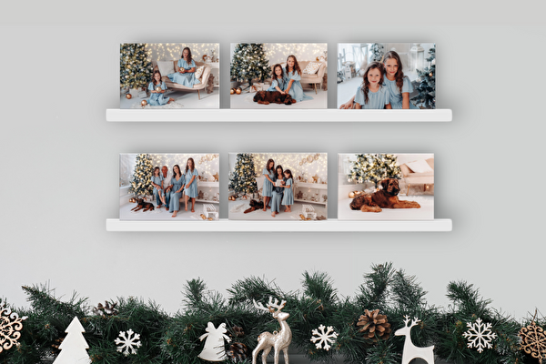 Fotoleinwand Set 6 Stück 15x10 cm