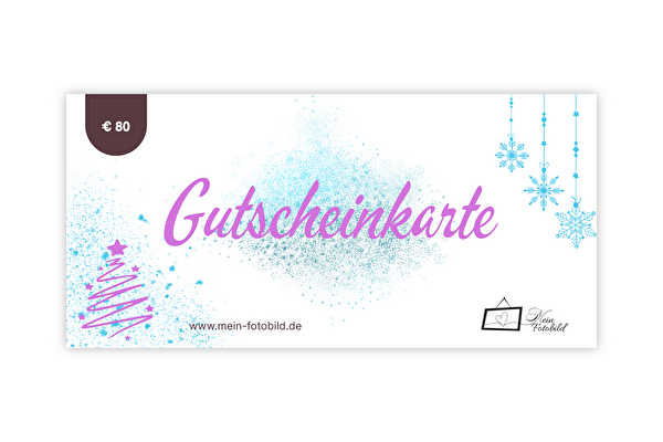 Gutscheinkarte 80 €