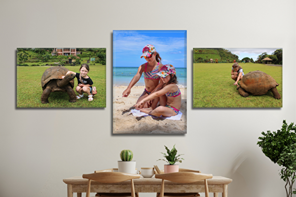 Fotoleinwand Set 3 Stück (2x - 60x40 cm, 1x - 70x50 cm) 