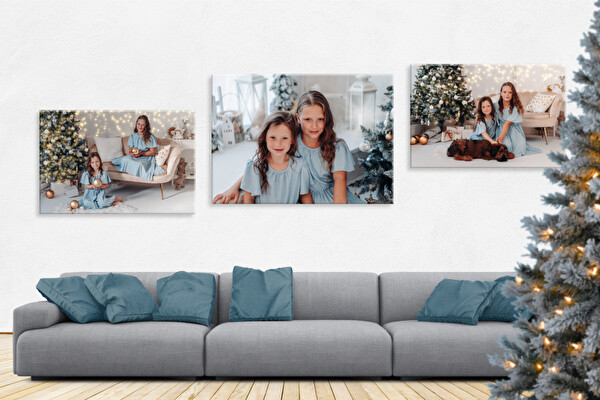 Fotoleinwand Set 3 Stück (2x - 60x40 cm, 1x - 70x50 cm) 